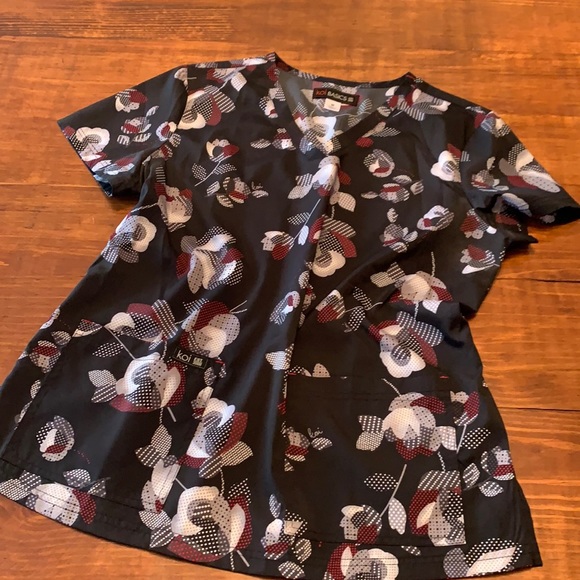 Koi Scrub Top